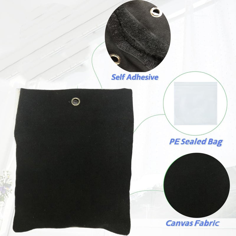 Bresanon 6 Pack Outdoor Curtain Weighted Blocks, 15 oz Outdoor Curtain Sandbag Weighted Bags, Curtain Bottom Weighted Bag Retainer Clips for Outdoor Curtains Gazebo Tent Tablecloths - Image 4